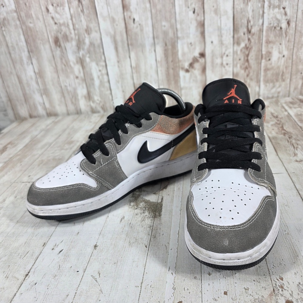 Jordan 1 Low SE Craft Tech Grey Multi Color Kids Sneakers DX4374-008 Mens 6Y - Picture 5 of 8